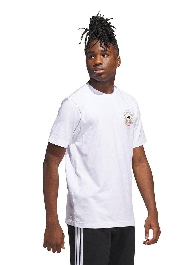 Adidas 90S Nostalgia City Graphic T-Shirt - Image 1